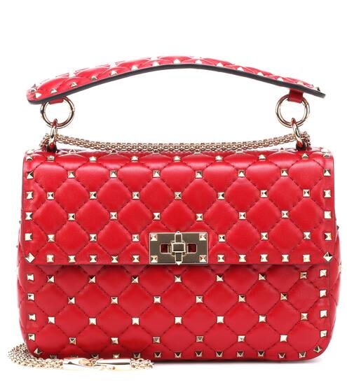 Valentino Garavani Rockstud Spike Medium leather shoulder bag | Valentino
