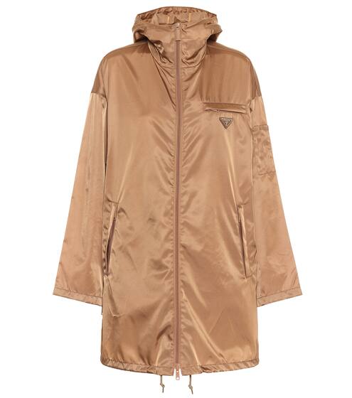Nylon gabardine raincoat | Prada