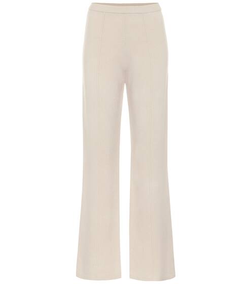 High-rise flared wool pants | Joseph