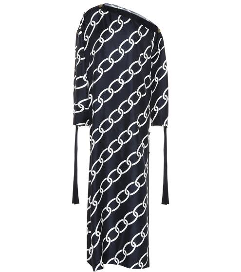 Bedrucktes Kleid aus Seide | Monse