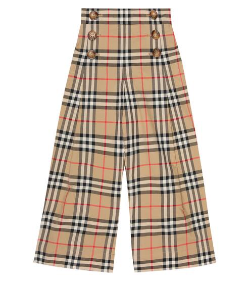 burberry pants kids gold