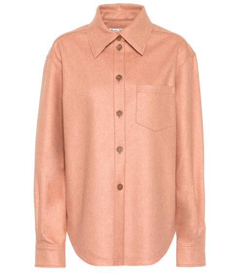 Flannel button-down shirt | Acne Studios