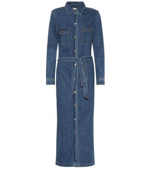 Sessile denim midi dress | Grlfrnd