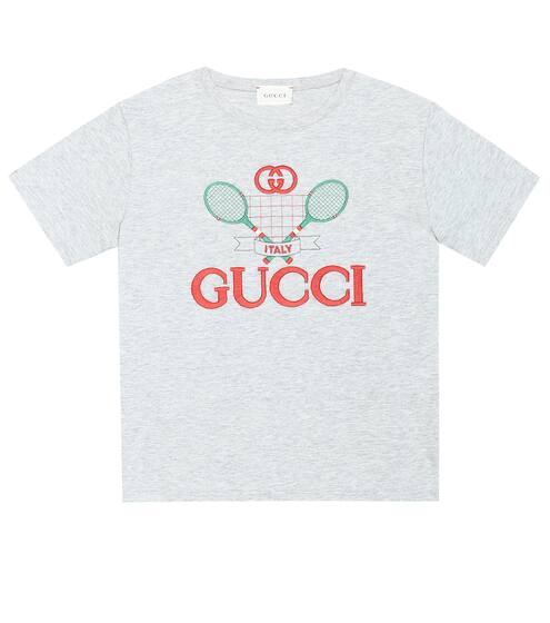Gucci Tennis cotton-jersey T-shirt | Gucci Kids
