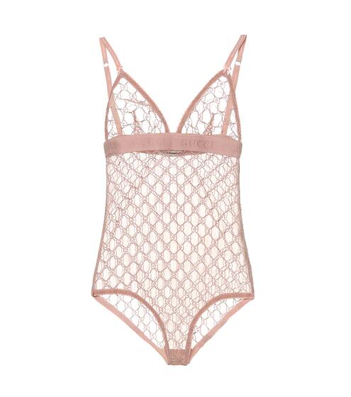 GG tulle bodysuit | Gucci