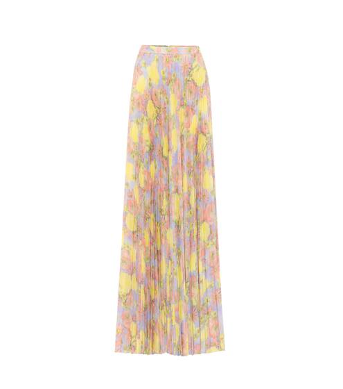 Floral crêpe maxi skirt | Prada
