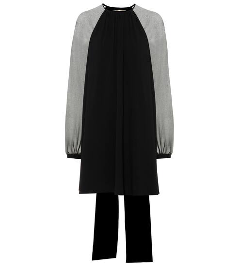 Crêpe minidress | Saint Laurent