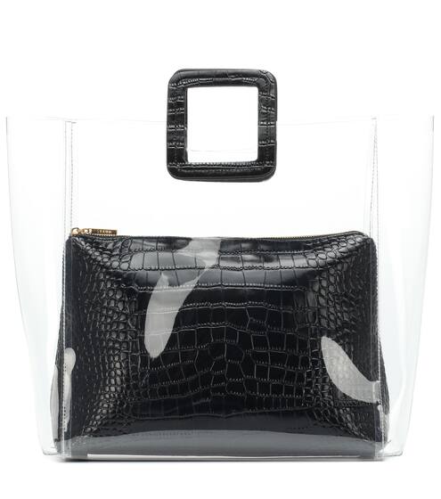 حقيبة من الجلد المنقوش Large Shirley | Staud