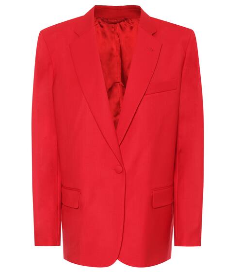 Oversize Blazer Bianca aus Wolle | The Attico