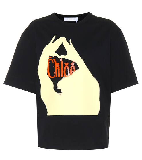 Printed cotton T-shirt | Chloé