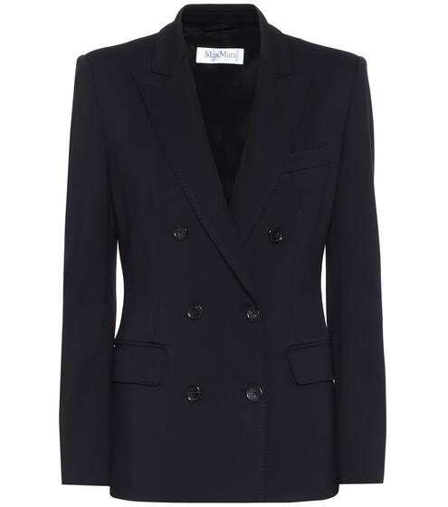 Mina jersey double-breasted blazer | Max Mara