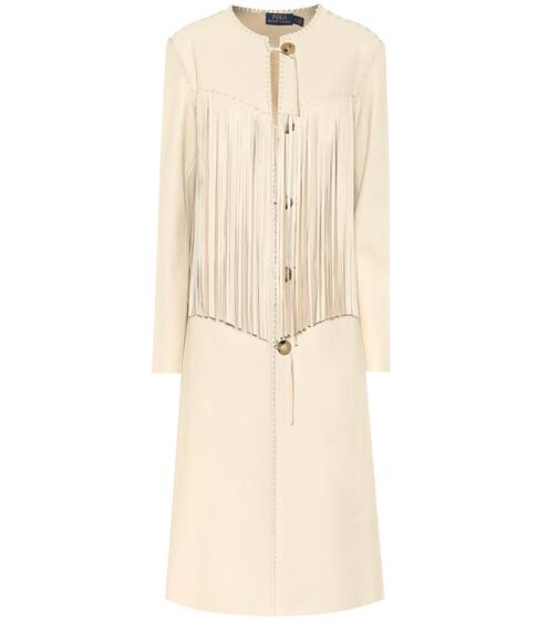 Tasseled leather coat | Polo Ralph Lauren