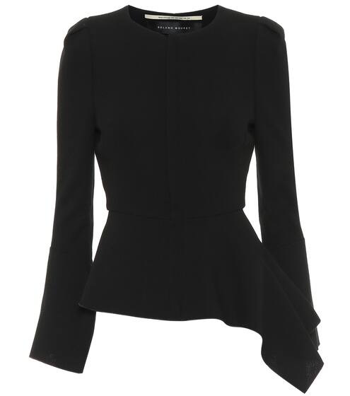 Noto wool-crêpe jacket | Roland Mouret