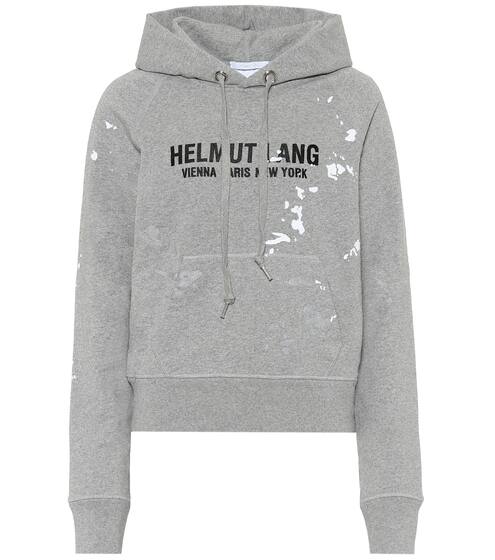 Slim Painter cotton hoodie | Helmut Lang