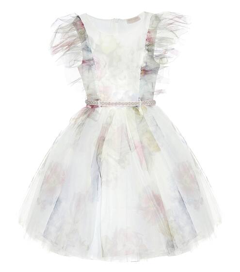 Floral tulle dress | Monnalisa
