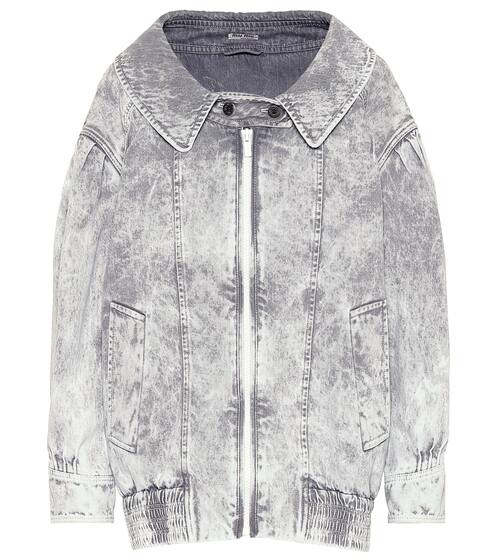 Denim bomber jacket | Miu Miu