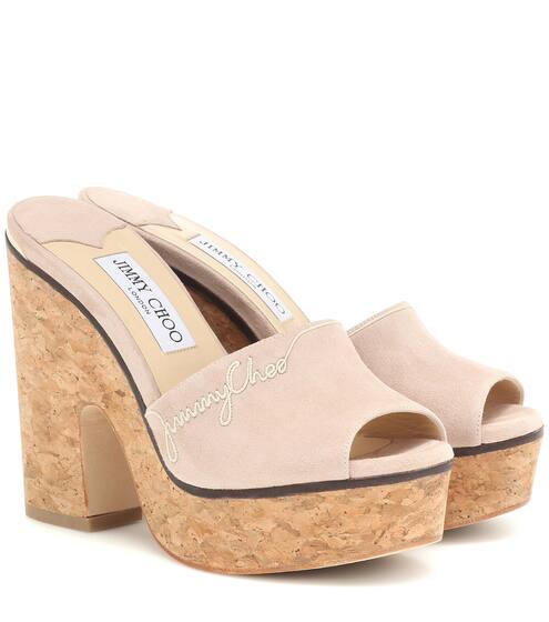 Sandali Deedee 125 in suede | Jimmy Choo