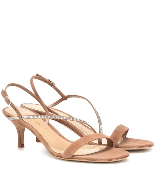 Exclusive to Mytheresa – Manhattan 55 suede sandals | Gianvito Rossi