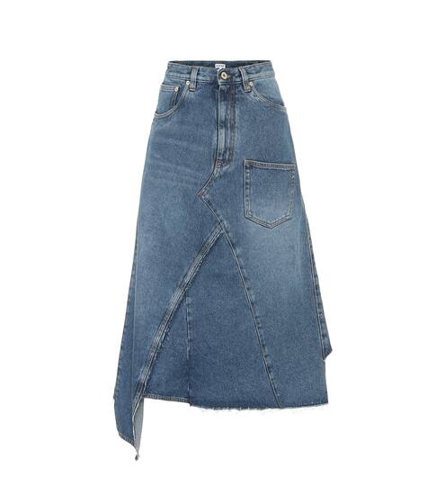 Denim midi skirt | Loewe