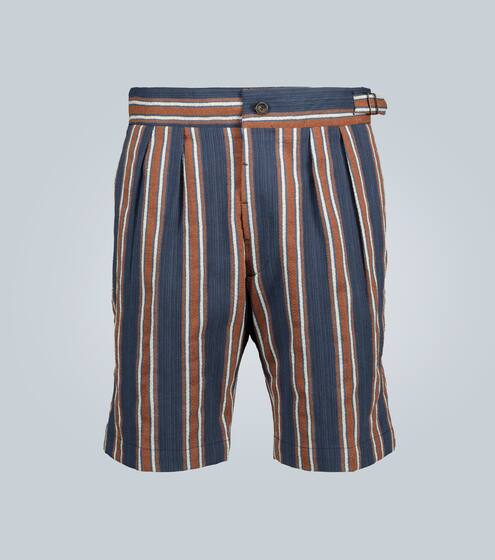 Gestreifte Shorts aus Baumwolle | Lardini