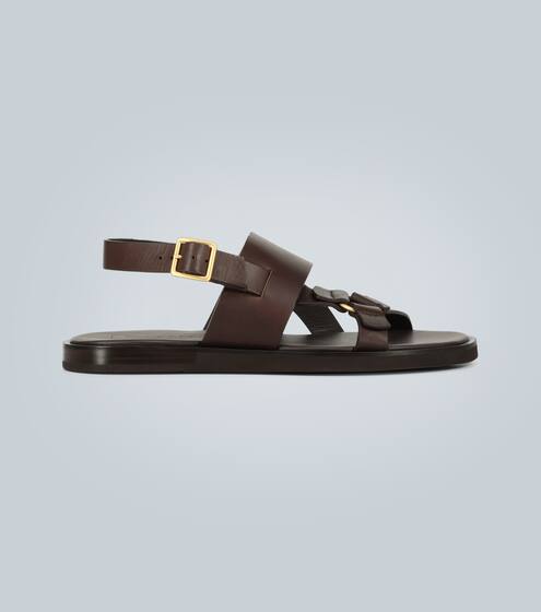 Leather sandals | Ermenegildo Zegna