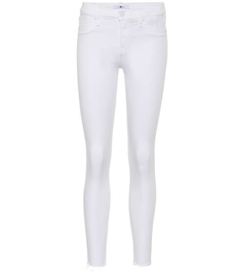 Cropped mid-rise skinny jeans | 7 For All Mankind
