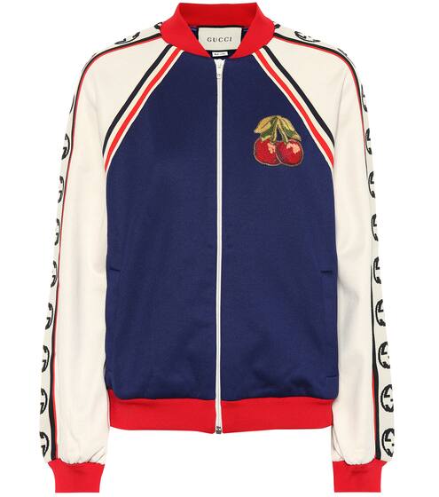Cotton blend track jacket | Gucci