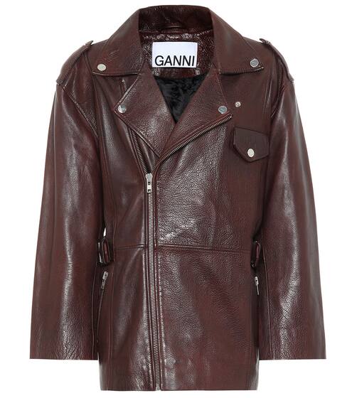 Leather jacket | Ganni