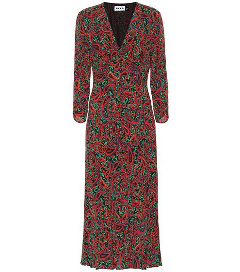 Katie printed crêpe midi dress | Rixo