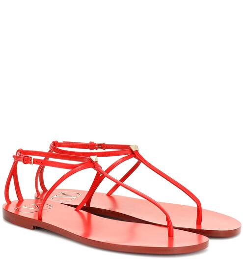 صندل من الجلد Valentino Garavani Nude | Valentino