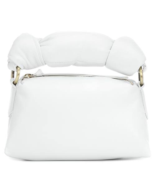 Medium padded leather tote | Dries Van Noten