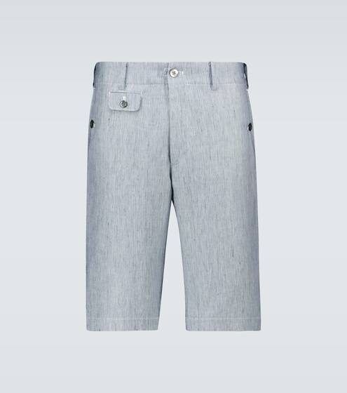 Straight-fit linen-blend shorts | Junya Watanabe