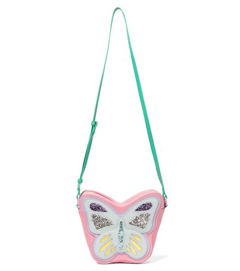 Butterfly faux leather shoulder bag | Stella McCartney Kids