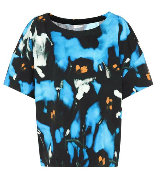 توب من القطن بطبعات | Dries Van Noten