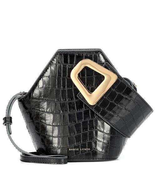 Johnny Mini croc-effect leather tote | Danse Lente