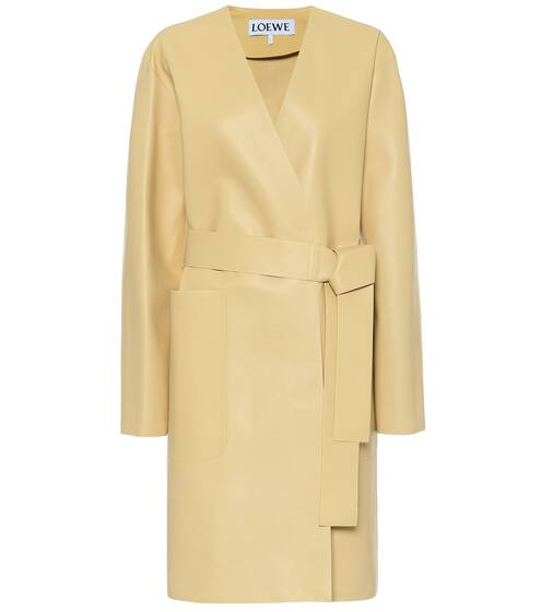 Leather coat | Loewe