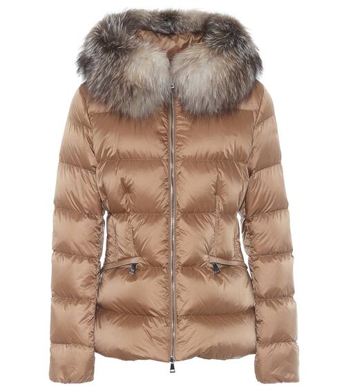 Fur-trimmed down jacket | Moncler