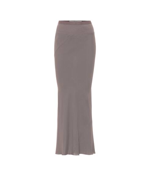 Crêpe midi skirt | Rick Owens
