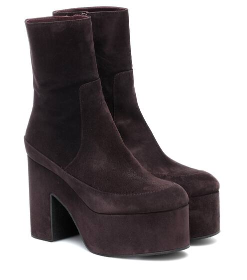 Suede ankle boots | Dries Van Noten