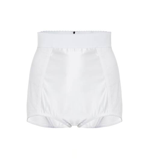 High-waisted satin briefs | Dolce & Gabbana