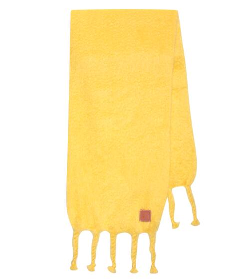 Oversized mohair and wool scarf | Loewe