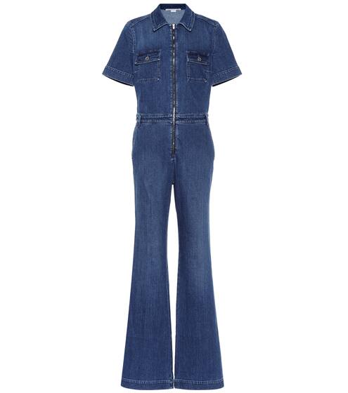 Stretch denim jumpsuit | Stella McCartney