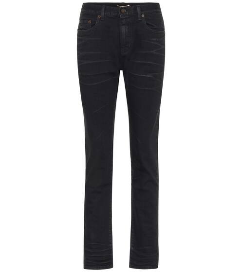 High-rise slim cropped jeans | Saint Laurent