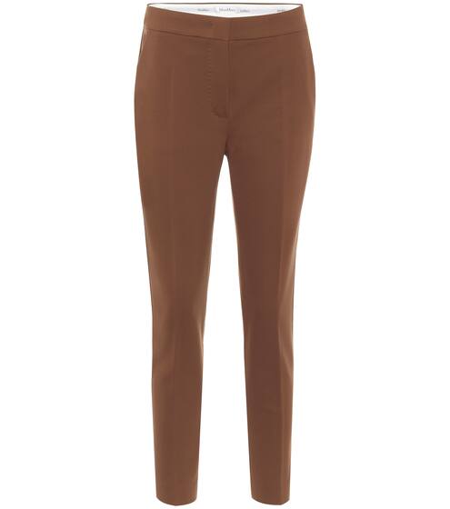 Pengo mid-rise cigarette pants | Max Mara