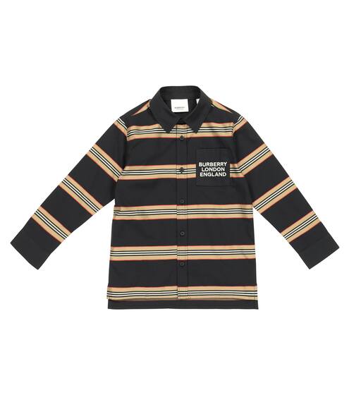 Hemd Icon Stripe aus Baumwolle | Burberry Kids