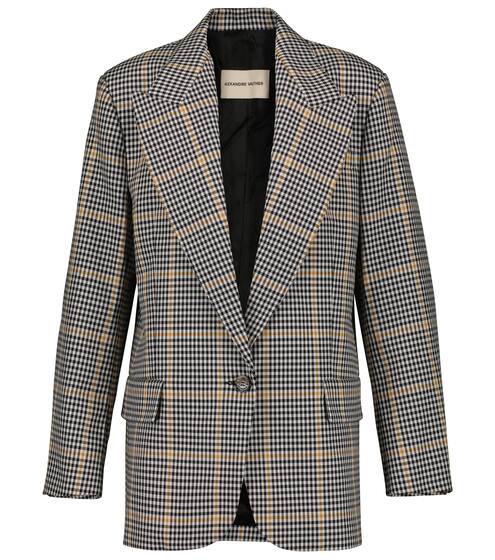 Checked cotton blazer | Alexandre Vauthier