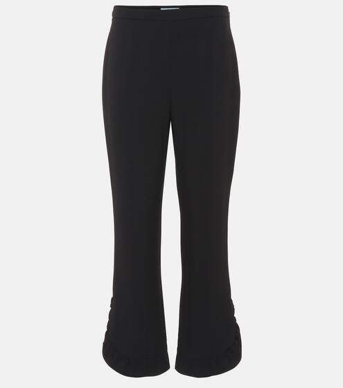 Cropped crêpe pants | Prada