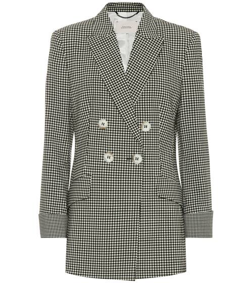Bold Vichy checked wool blazer | Dorothee Schumacher