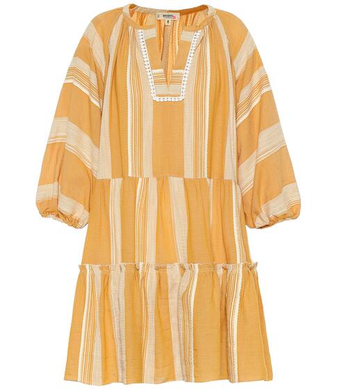 Derartu cotton mini tunic dress | Lemlem