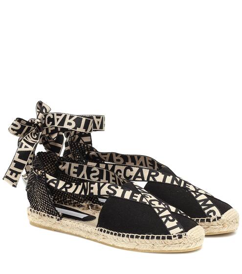 Gaia canvas espadrille sandals | Stella McCartney